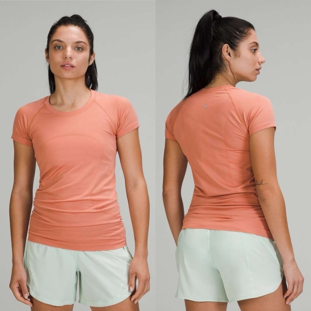 Lululemon Swiftly Tech Short Sleeve Shirt 2.0 - Pink Savannah SZ 4